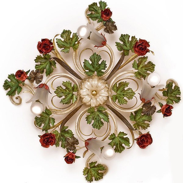 Настенно-потолочный светильник Passeri International Rose PL 5255/4 Dec. 05 Настенно-потолочный светильник Passeri International Rose PL 5255/4 Dec. 05