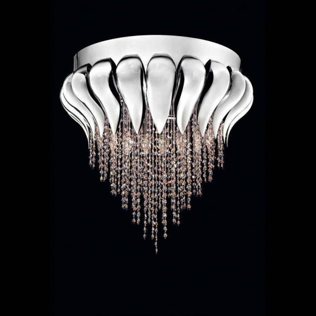 Потолочный светильник Beby Group Bouquet 5200Q02 Chrome White Charmante Acquamarine Потолочный светильник Beby Group Bouquet 5200Q02 Chrome White Charmante Acquamarine