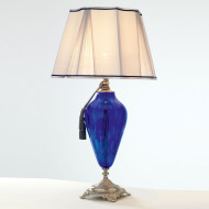 Настольная лампа Euroluce Adone LG1 silver Cobalt blue Настольная лампа Euroluce Adone LG1 silver Cobalt blue