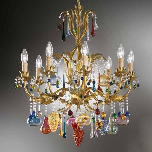 Люстра Beby Group Fruit 101/8 Gold Paint multi murano