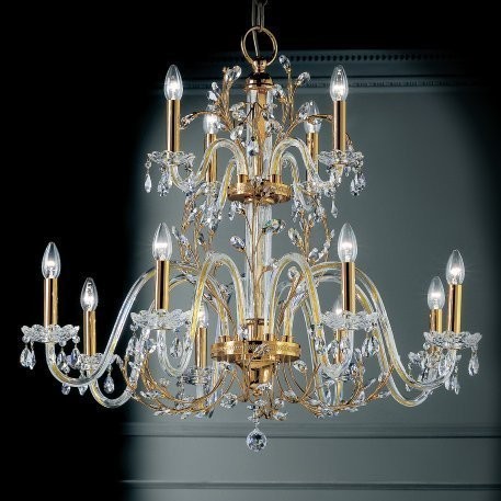 Люстра Prearo Diva DIVA/8+4/A/24K Люстра Prearo Diva DIVA/8+4/A/24K