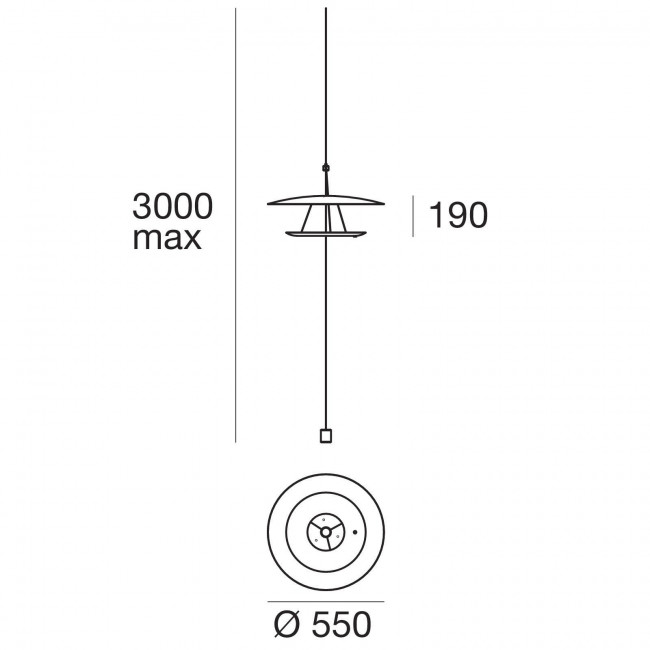 Подвесной светильник Linea Light Madame Blanche 8178