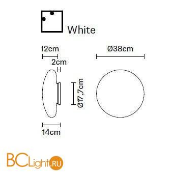 Настенно-потолочный светильник Fabbian Lumi F07 G11 01 Настенно-потолочный светильник Fabbian Lumi F07 G11 01