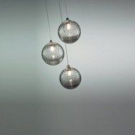 Подвесной светильник Vistosi Bolle SP 3 P ALO CR/BO NI Подвесной светильник Vistosi Bolle SP 3 P ALO CR/BO NI