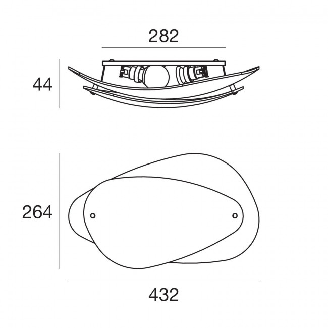 Настенный светильник Linea Light Moledro 90316 Настенный светильник Linea Light Moledro 90316