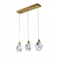 Подвесной светильник DeLight Collection crystal rock ii 9701P/3L brass