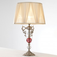 Настольная лампа Euroluce Lyra LG1 Silver Antique rose Настольная лампа Euroluce Lyra LG1 Silver Antique rose