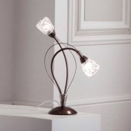 Настольная лампа Masca Luna 1865/B2 Moka nichel / Glass 576 Настольная лампа Masca Luna 1865/B2 Moka nichel / Glass 576