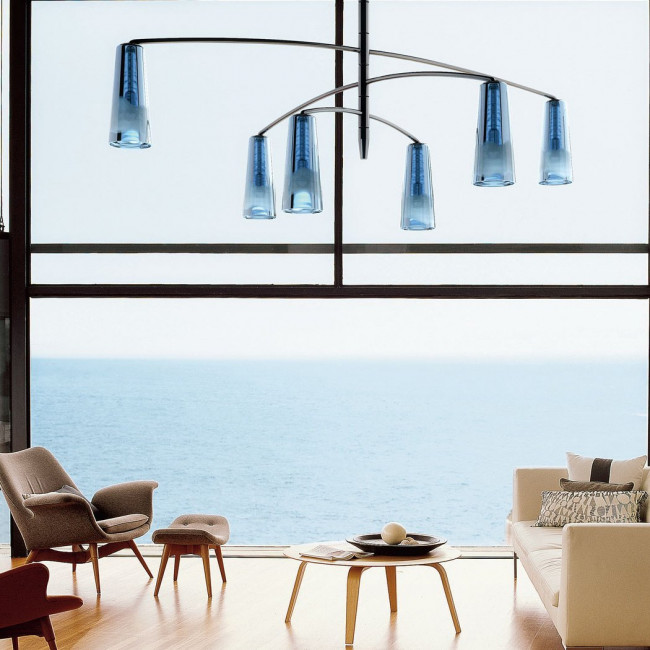 Люстра Barovier&Toso Colimacon 7211/BH/CL Люстра Barovier&Toso Colimacon 7211/BH/CL