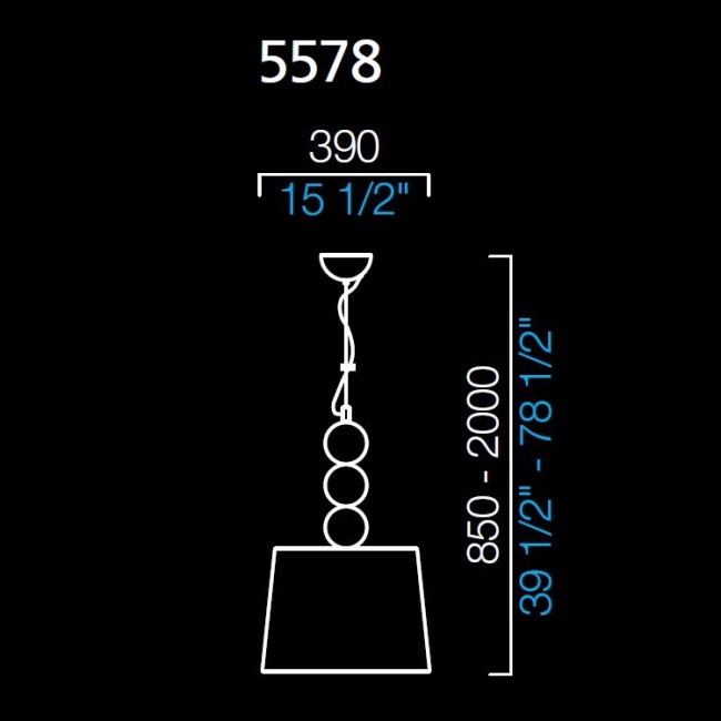 Подвесной светильник Barovier&Toso Marta 5578/AL/NN Подвесной светильник Barovier&Toso Marta 5578/AL/NN
