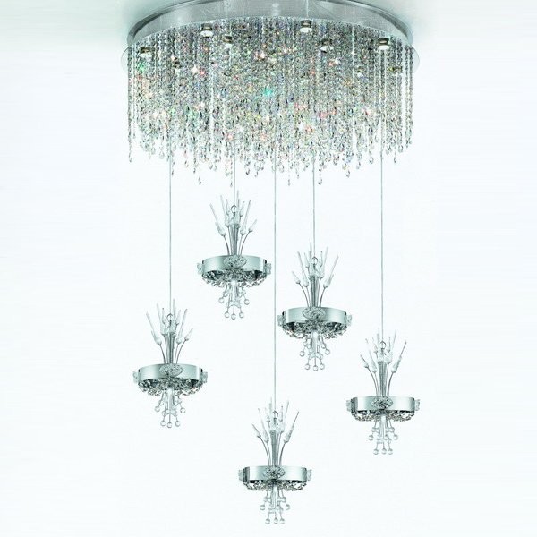 Подвесной светильник IDL Elegance 431/5SL Chrome Подвесной светильник IDL Elegance 431/5SL Chrome