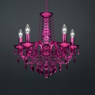 Люстра Masiero Maria Teresa VE 940/5 CG purple