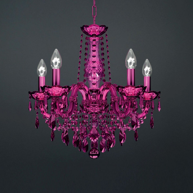 Люстра Masiero Maria Teresa VE 940/5 CG purple