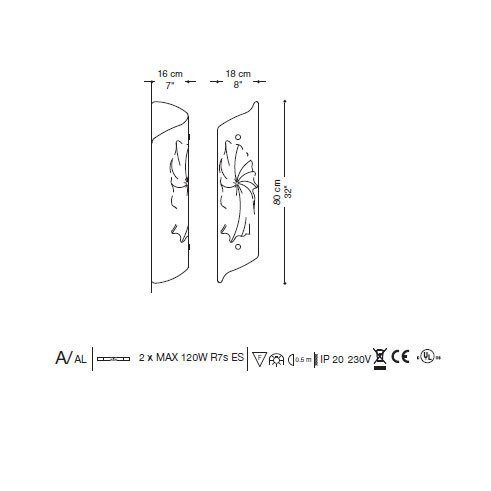 Настенный светильник La Murrina Atmosphere A QD-3S Настенный светильник La Murrina Atmosphere A QD-3S