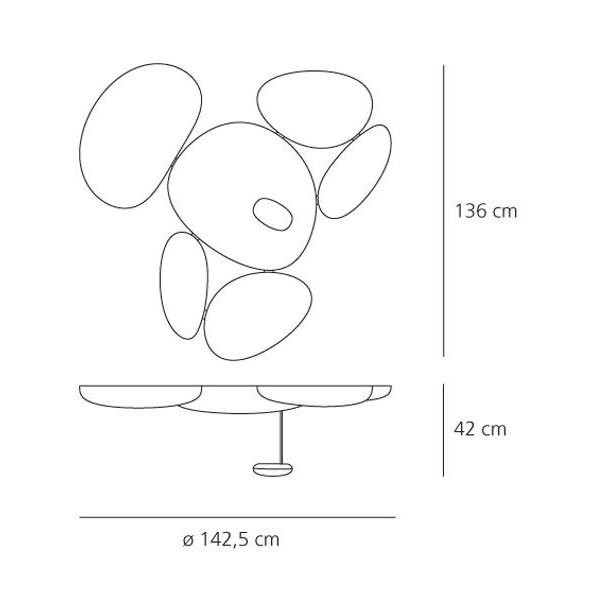 Потолочный светильник Artemide Skydro 1245110A
