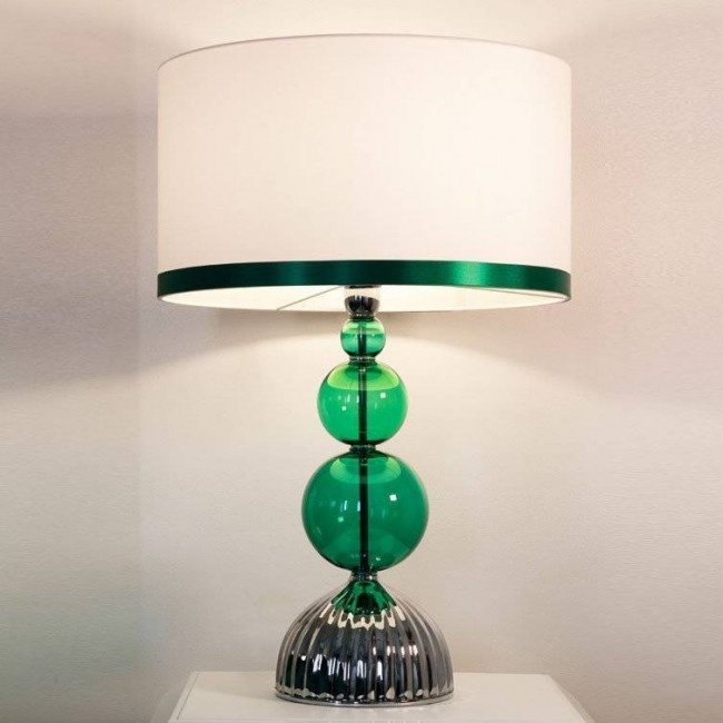 Настольная лампа Beby Group Star 0122L02 Chrome Emerald 311 Настольная лампа Beby Group Star 0122L02 Chrome Emerald 311