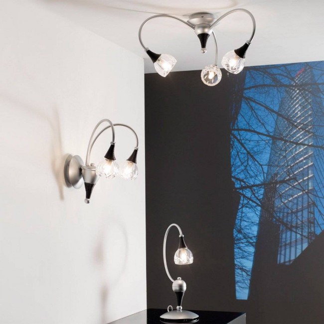 Настольная лампа Masca Parfum 1867/B1 Acciaio ardesia Настольная лампа Masca Parfum 1867/B1 Acciaio ardesia