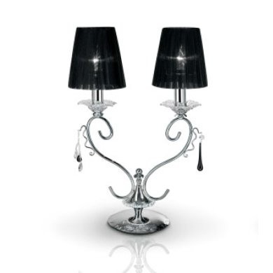 Настольный светильник Renzo Del Ventisette LSG 14107/2 DEC. CROMO Настольный светильник Renzo Del Ventisette LSG 14107/2 DEC. CROMO