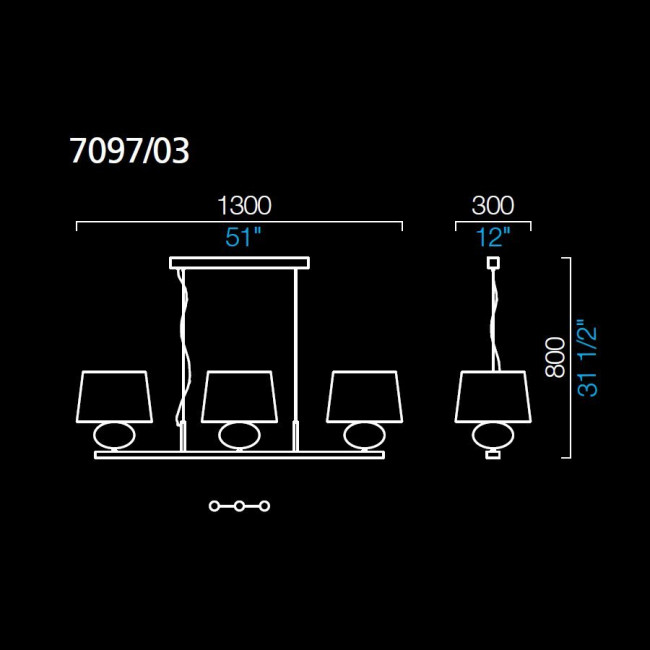 Подвесной светильник Barovier&Toso Matrioska 7097/03/IC/NN