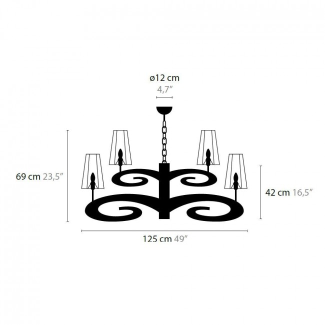 Люстра Ilfari Lazy Sunday H12+1 11426 Люстра Ilfari Lazy Sunday H12+1 11426