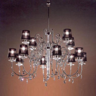 Люстра Italamp 741/8+4 Transp. / C / SW Elements Люстра Italamp 741/8+4 Transp. / C / SW Elements