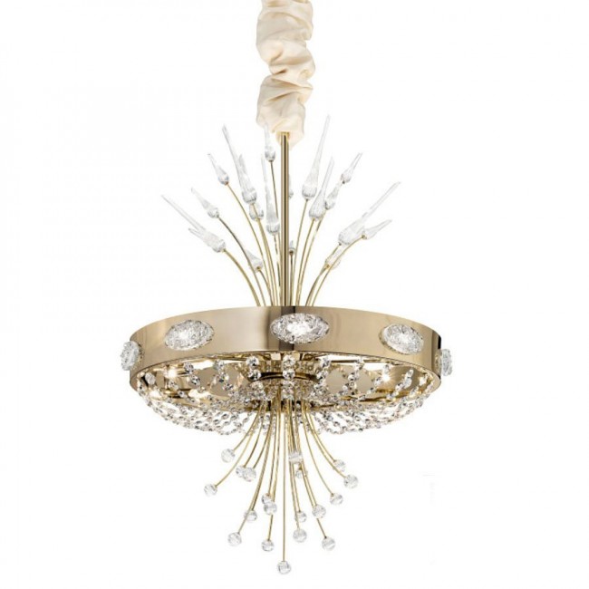 Подвесной светильник IDL Elegance 431/9 light gold Подвесной светильник IDL Elegance 431/9 light gold