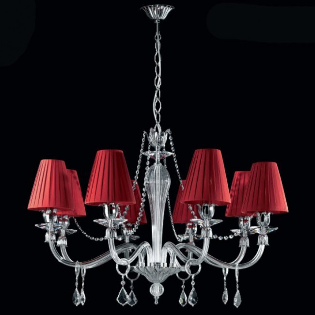 Люстра Renzo Del Ventisette L 14110/8 CP DEC. CROMO Люстра Renzo Del Ventisette L 14110/8 CP DEC. CROMO