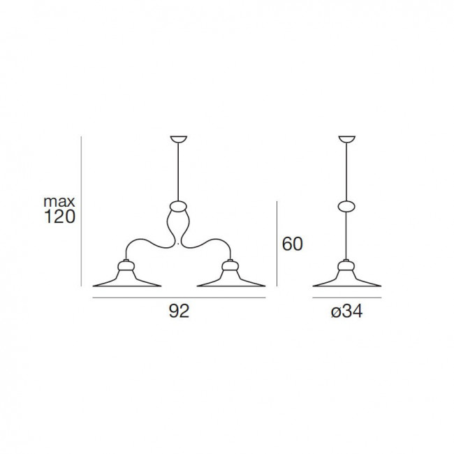 Подвесной светильник Linea Light Mami 2639 Подвесной светильник Linea Light Mami 2639