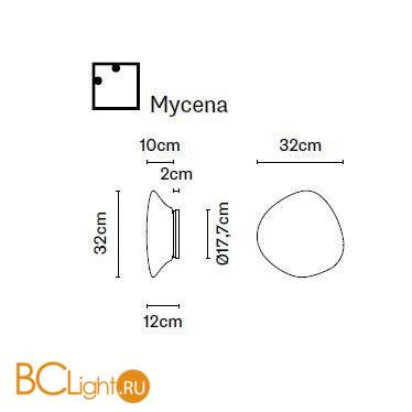 Настенно-потолочный светильник Fabbian Lumi F07 G15 01 Настенно-потолочный светильник Fabbian Lumi F07 G15 01