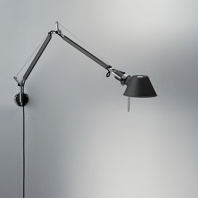 Бра Artemide Tolomeo micro parete halo black A025150 + A010930 Бра Artemide Tolomeo micro parete halo black A025150 + A010930