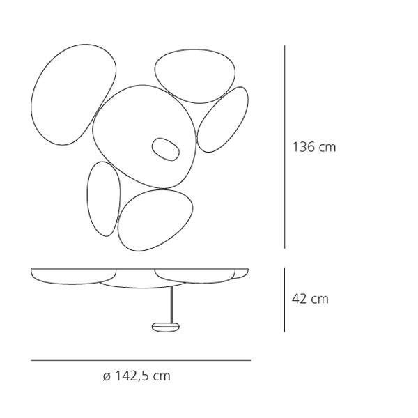 Потолочный светильник Artemide Skydro 1245W10A