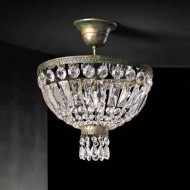 Потолочный светильник Beby Group Empire 1100/1 Green Gold CUT CRYSTAL Потолочный светильник Beby Group Empire 1100/1 Green Gold CUT CRYSTAL