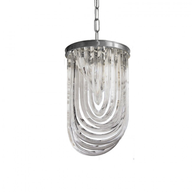 Подвесной светильник DeLight Collection Murano Glass A001-300 L1 chrome Подвесной светильник DeLight Collection Murano Glass A001-300 L1 chrome