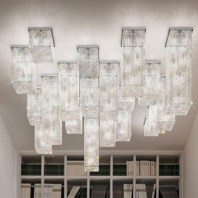 Потолочный светильник Masiero Cubo COMBO PL21 200 SQ TR Cut Потолочный светильник Masiero Cubo COMBO PL21 200 SQ TR Cut