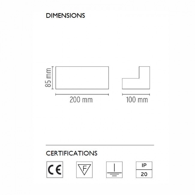 Настенный светильник Flos Tight Light F0011009 Настенный светильник Flos Tight Light F0011009
