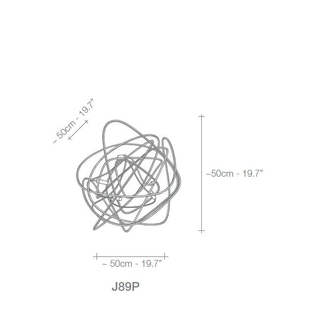 Настольная лампа Terzani Doodle J89P E7 C Настольная лампа Terzani Doodle J89P E7 C