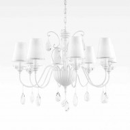 Люстра Beby Group Nuovo Vintage 510/8 Pearled White 316 CUT CRYSTAL Люстра Beby Group Nuovo Vintage 510/8 Pearled White 316 CUT CRYSTAL