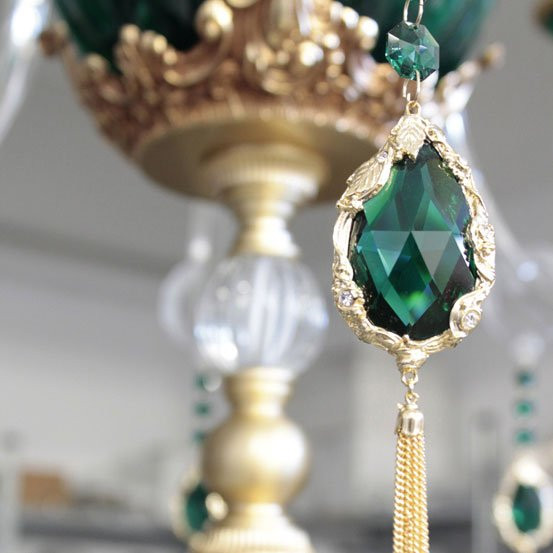 Люстра Euroluce Barocco L28 SUPERLUX SPECIAL EDITION gold Green Люстра Euroluce Barocco L28 SUPERLUX SPECIAL EDITION gold Green