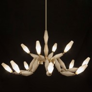 Люстра Euroluce Mov L6+3 gold vintage Люстра Euroluce Mov L6+3 gold vintage