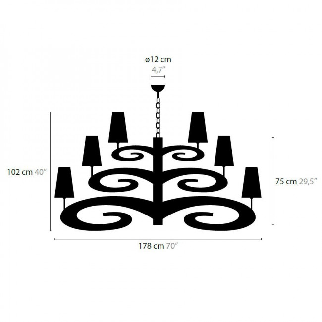 Люстра Ilfari Lazy Sunday H18+1 11435 Люстра Ilfari Lazy Sunday H18+1 11435