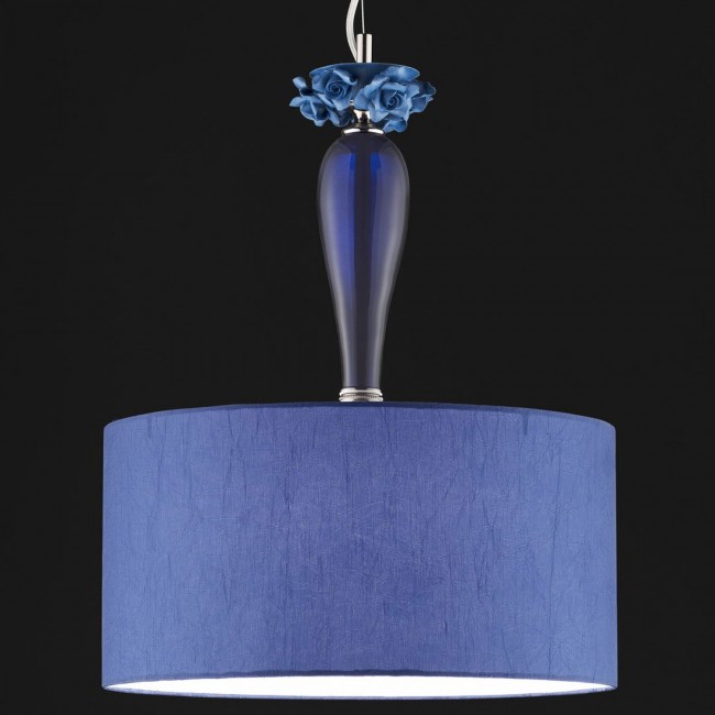 Подвесной светильник Euroluce Bora S1 Shade Nichel Blue Подвесной светильник Euroluce Bora S1 Shade Nichel Blue