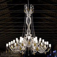 Люстра Italamp 745/30 Satin / BP / SW Elements Honey+Transp. Люстра Italamp 745/30 Satin / BP / SW Elements Honey+Transp.