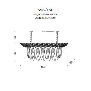 Подвесной светильник IDL Elite 596/150 bronze transparent Подвесной светильник IDL Elite 596/150 bronze transparent