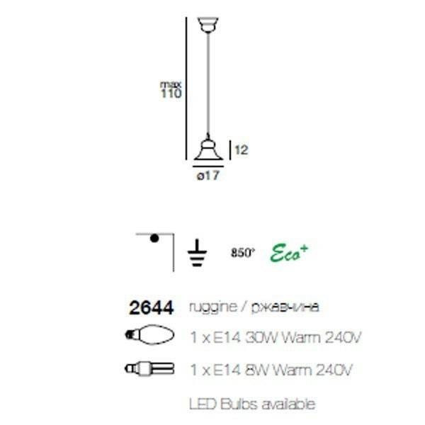 Подвесной светильник Linea Light Mami 2644 Подвесной светильник Linea Light Mami 2644