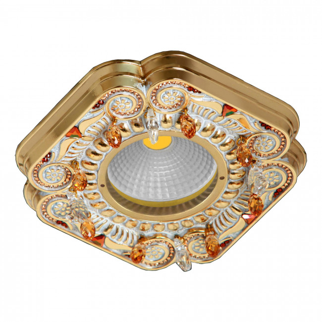 Встраиваемый спот (точечный светильник) FEDE Lighting Crystal De Luxe Palace FD1007ROPCL Встраиваемый спот (точечный светильник) FEDE Lighting Crystal De Luxe Palace FD1007ROPCL
