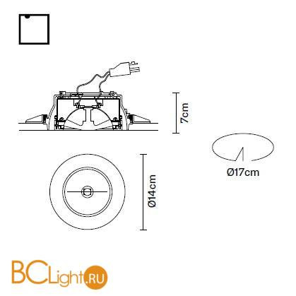 Встраиваемый спот (точечный светильник) Fabbian Tools F19 F50 01 Встраиваемый спот (точечный светильник) Fabbian Tools F19 F50 01