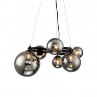 Люстра DeLight Collection wendt KG1202P-6 grey/clear Люстра DeLight Collection wendt KG1202P-6 grey/clear