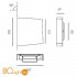 Бра Axo light Rythmos Head RYTHMOS HEAD WALL LAMP 112 07