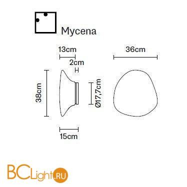 Настенно-потолочный светильник Fabbian Lumi F07 G17 01 Настенно-потолочный светильник Fabbian Lumi F07 G17 01