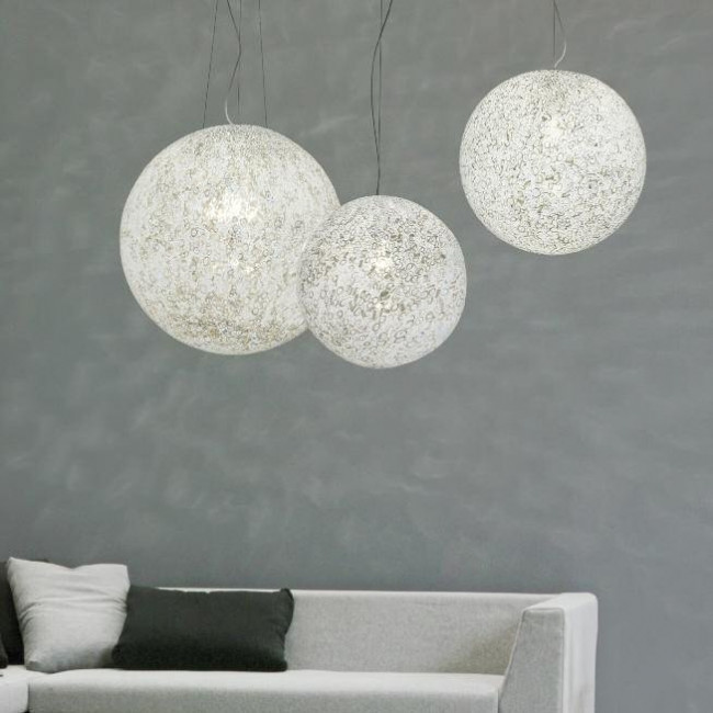 Подвесной светильник Vistosi Rina SP 60 E27 BC/MU NI Подвесной светильник Vistosi Rina SP 60 E27 BC/MU NI